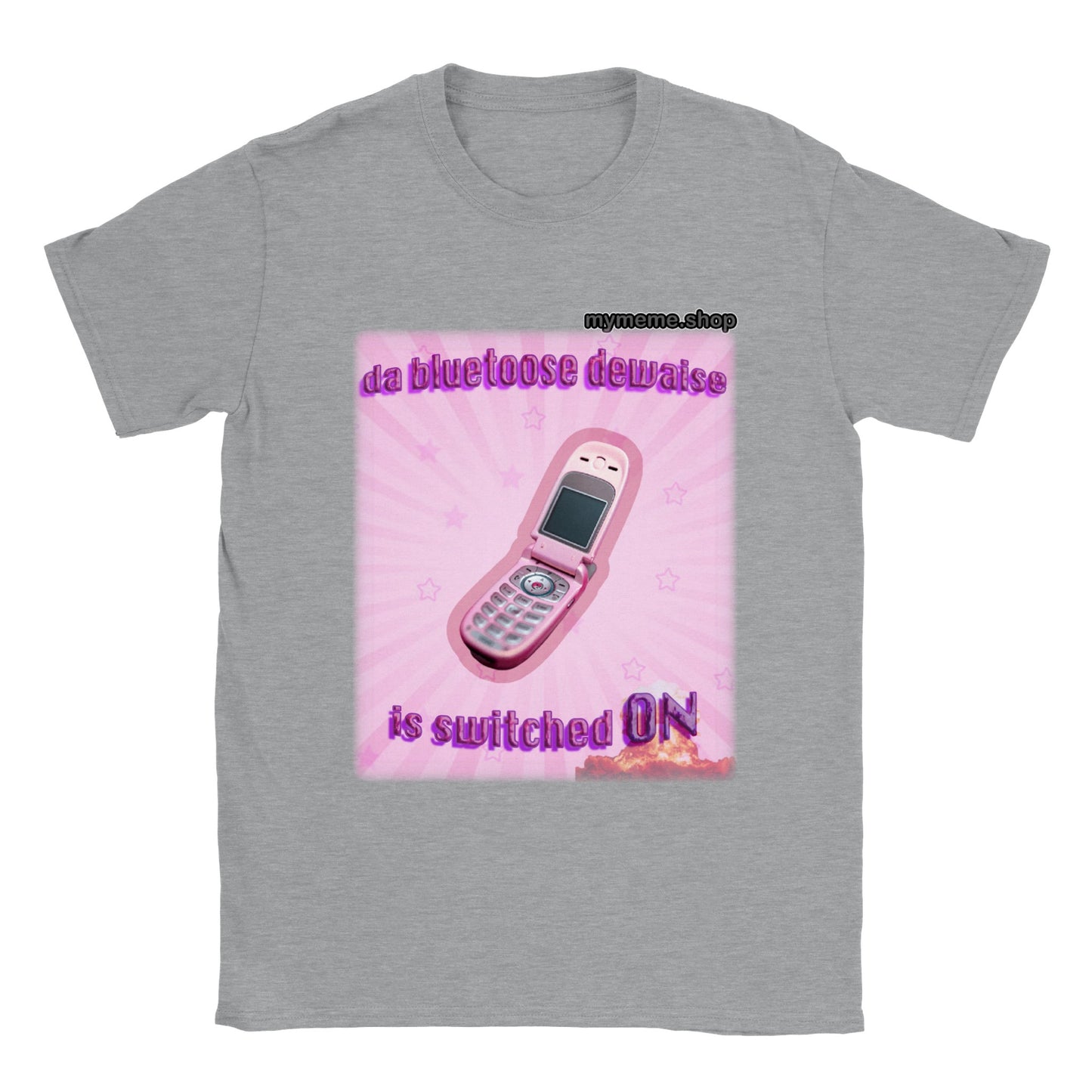 the bluetooth dewaise is switched on T-shirt