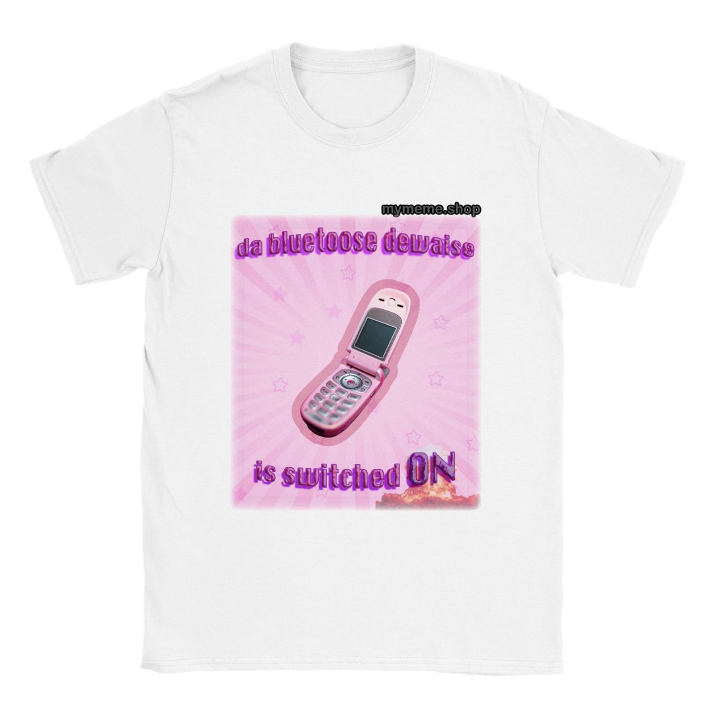 the bluetooth dewaise is switched on T-shirt