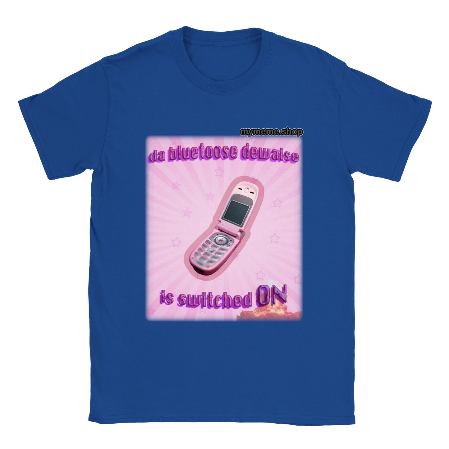 the bluetooth dewaise is switched on T-shirt