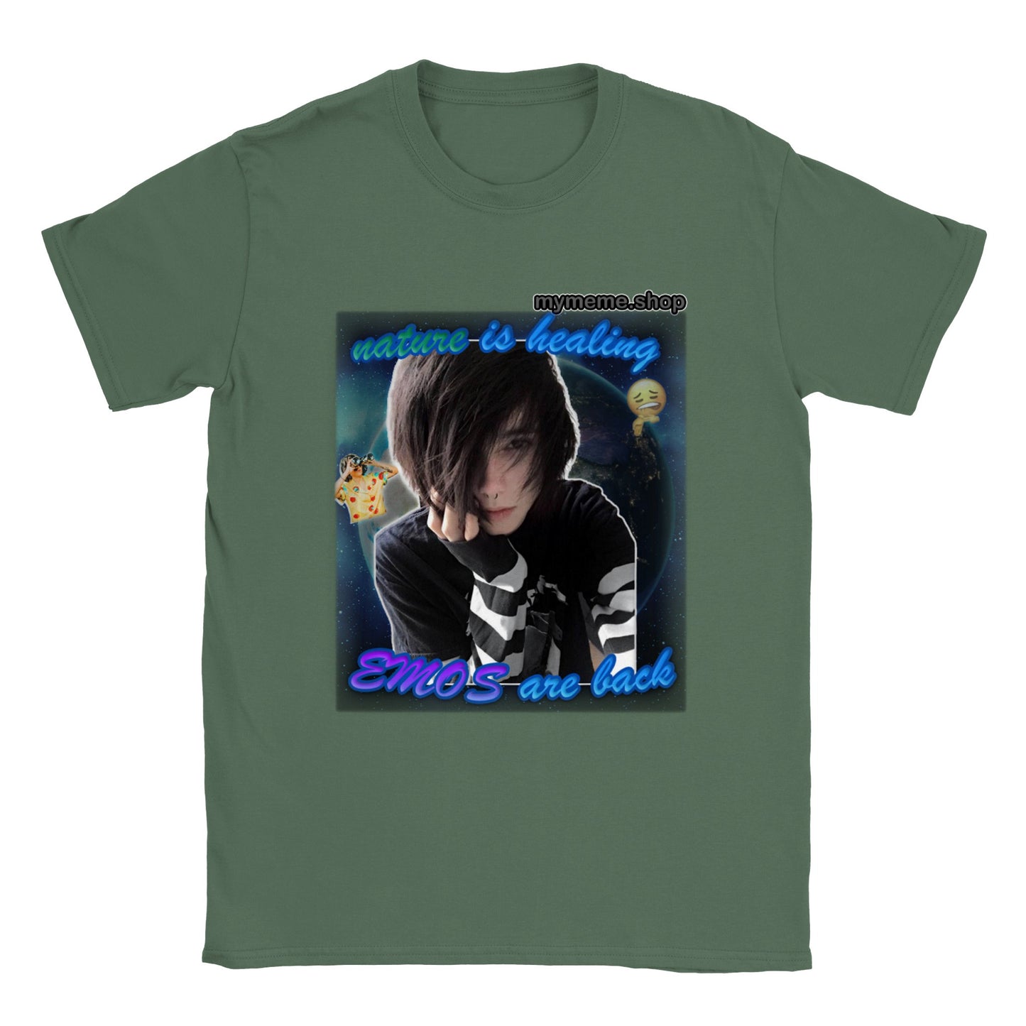 Nature is healing, emos are back T-shirt