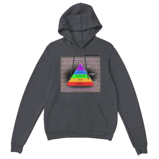 Men only want one thing "Pyramid of basic needs" and it's xxxxing disgusting Hoodie