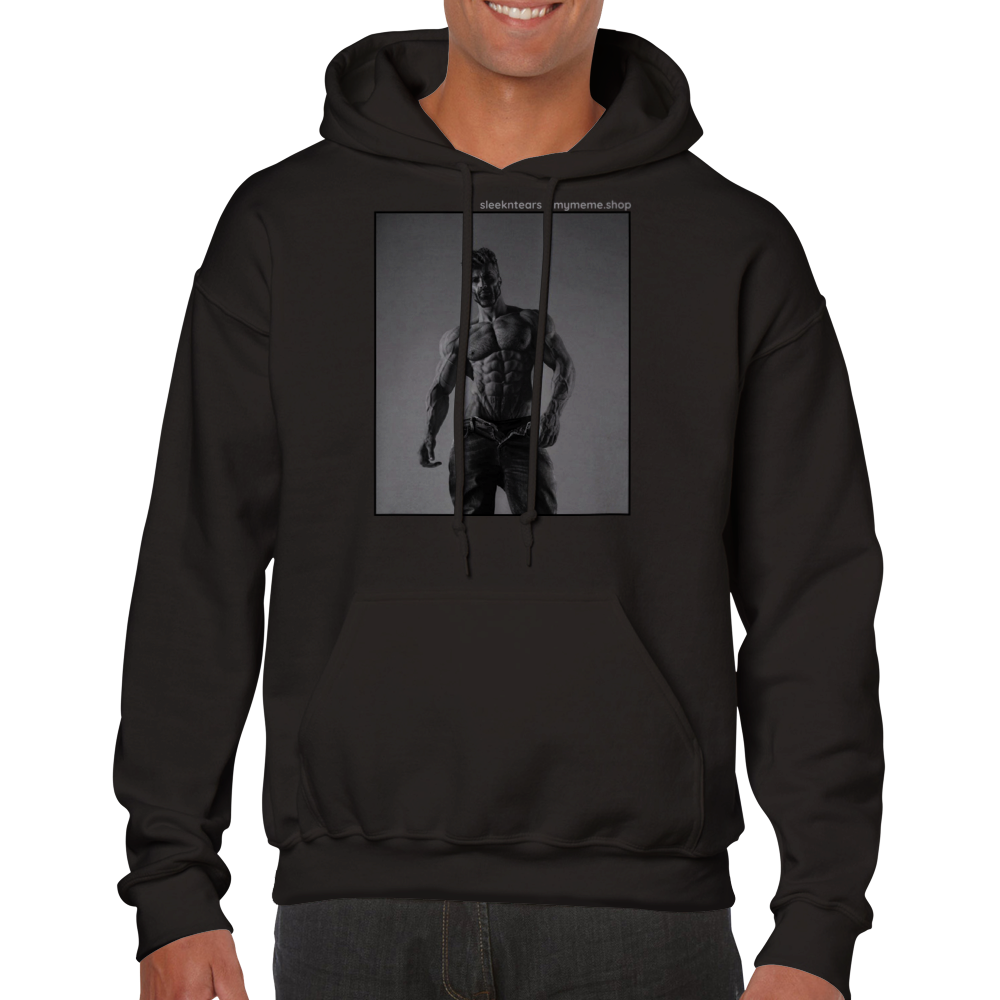 Standing GIGACHAD Unisex Pullover Hoodie