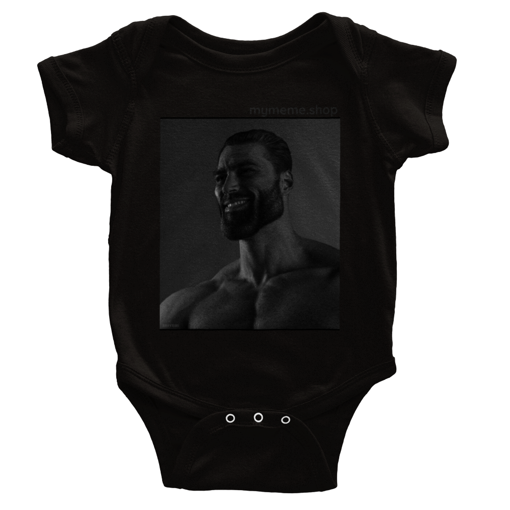 Classic GIGACHAD Baby Short Sleeve Onesies