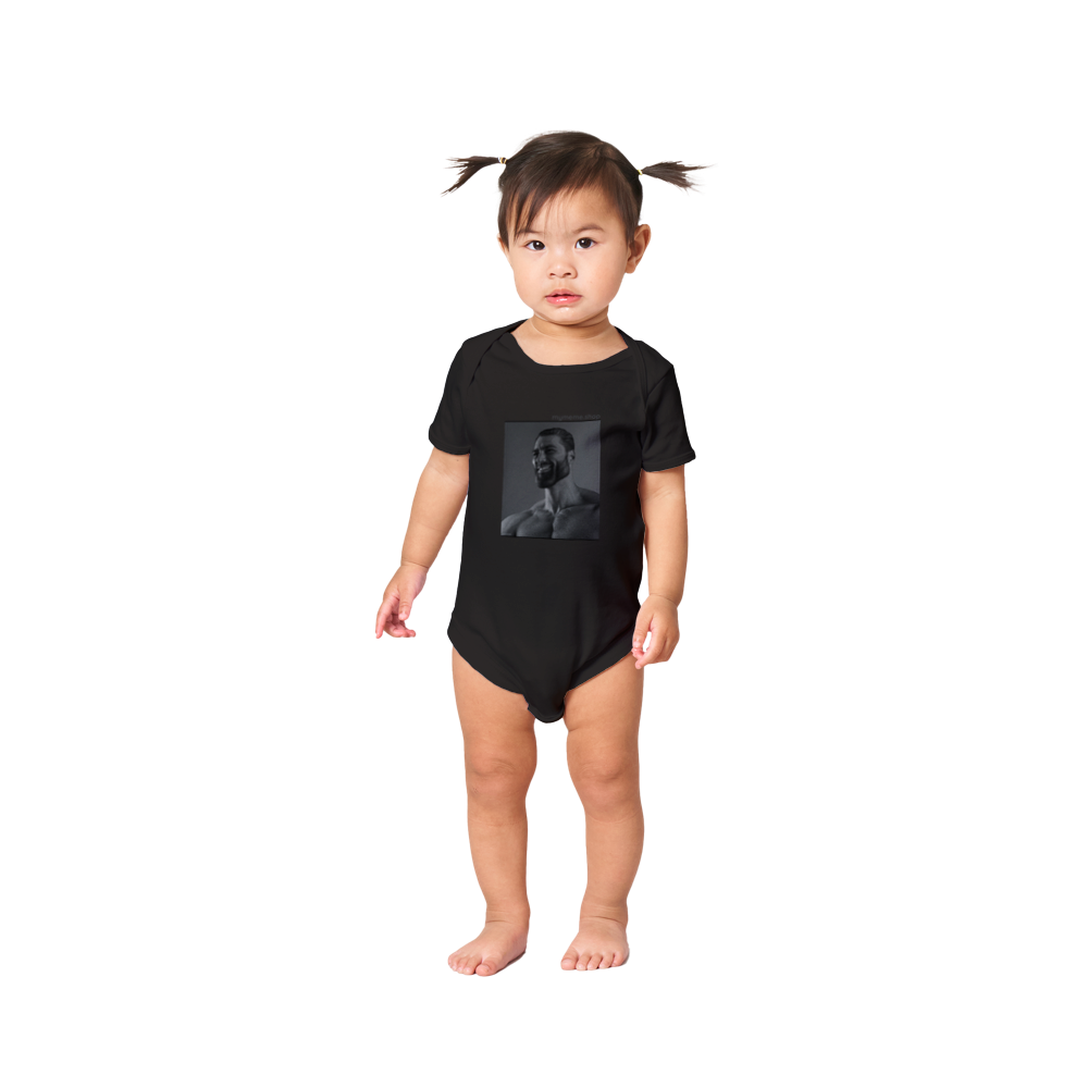 Classic GIGACHAD Baby Short Sleeve Onesies