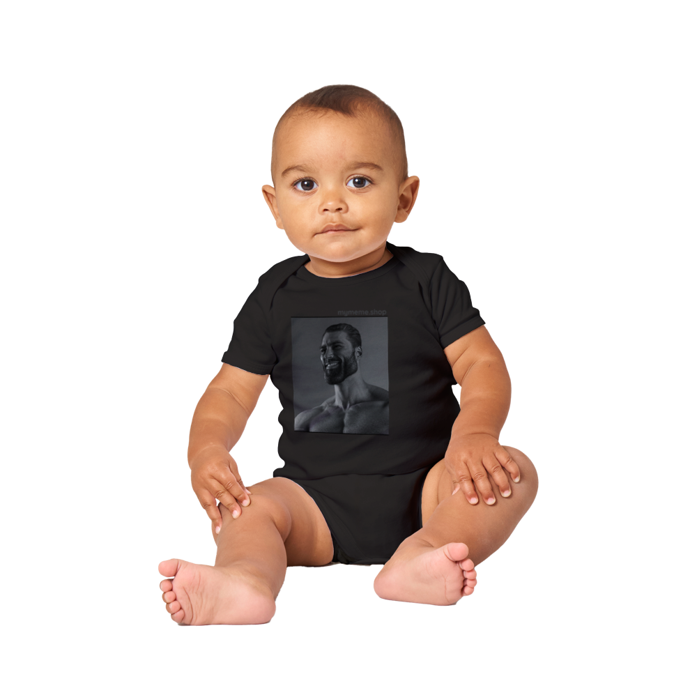 Classic GIGACHAD Baby Short Sleeve Onesies