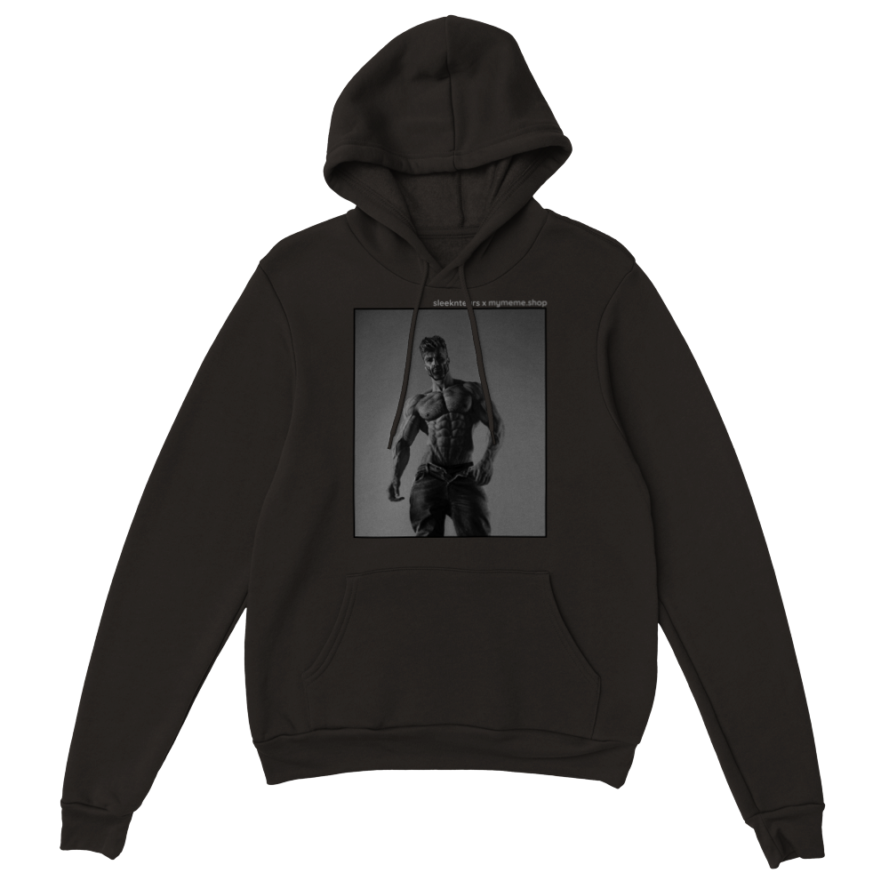 Standing GIGACHAD Unisex Pullover Hoodie