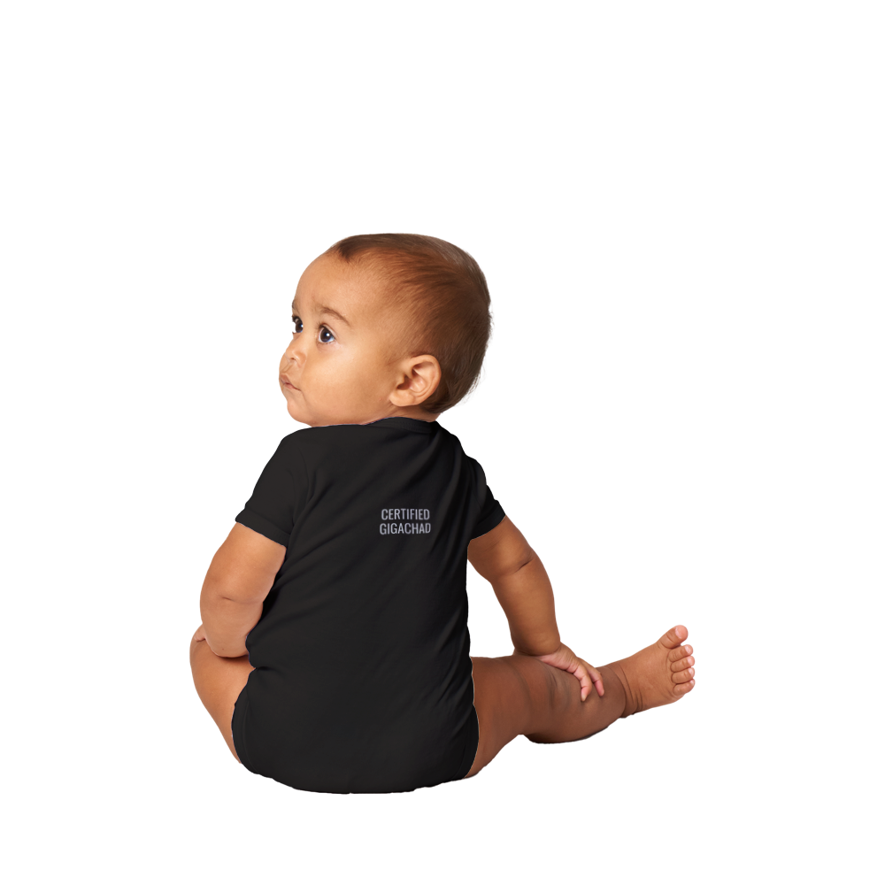 Classic GIGACHAD Baby Short Sleeve Onesies