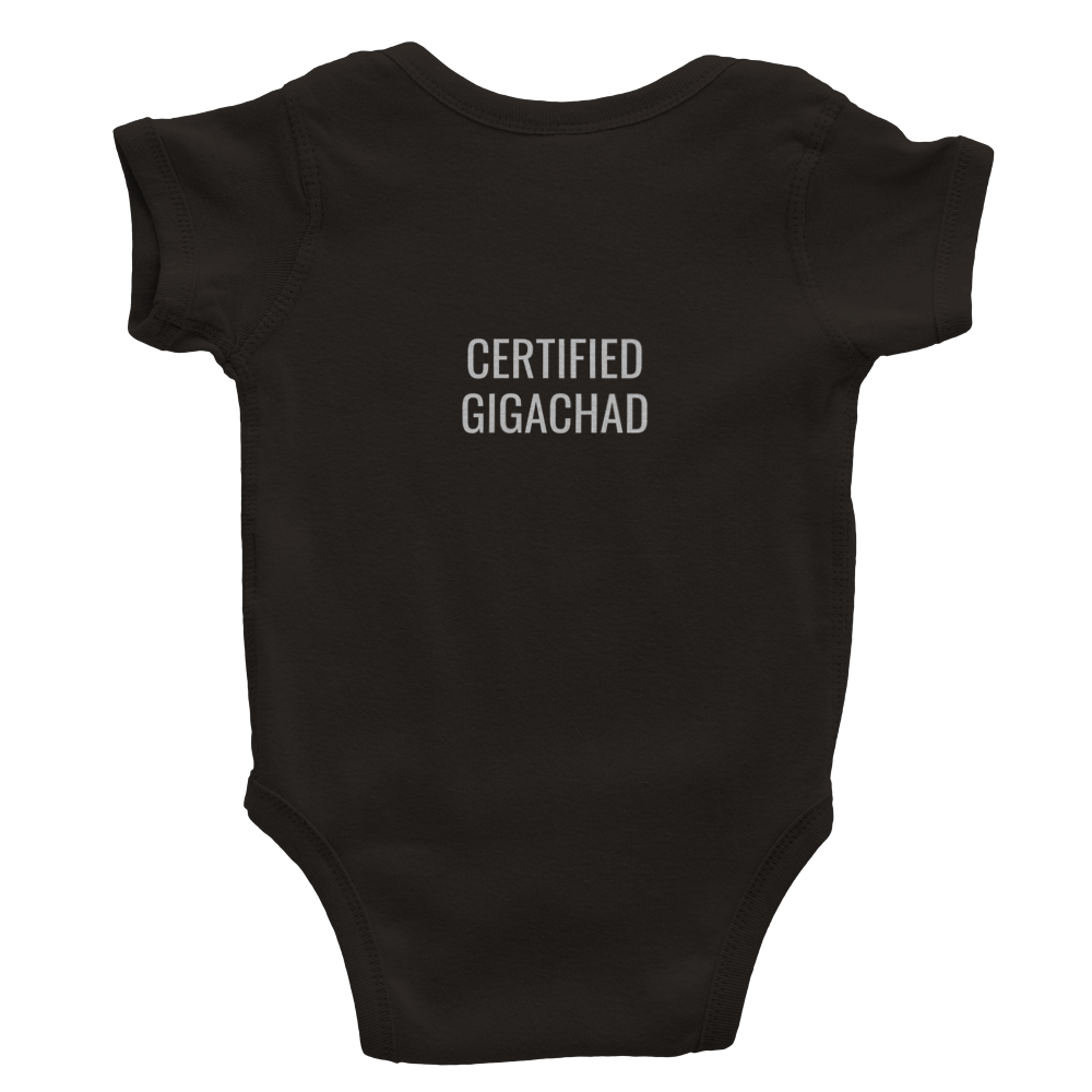 Classic GIGACHAD Baby Short Sleeve Onesies