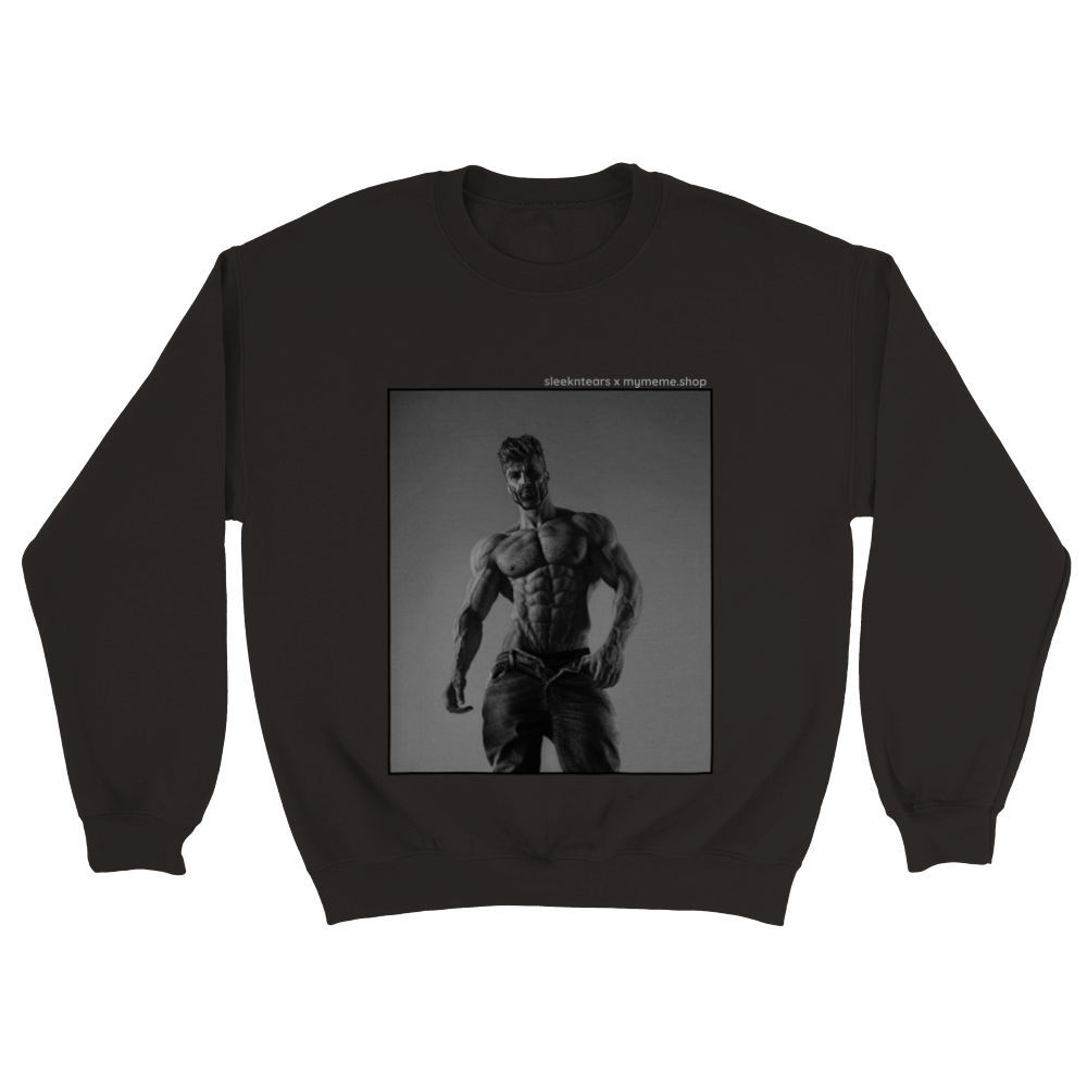 Standing GIGACHAD Unisex Crewneck Sweatshirt